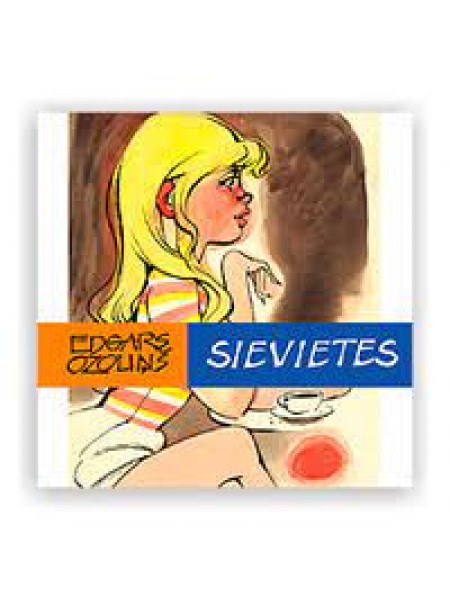 E. Ozoliņa darbu izstādes “Sievietes” bukletu