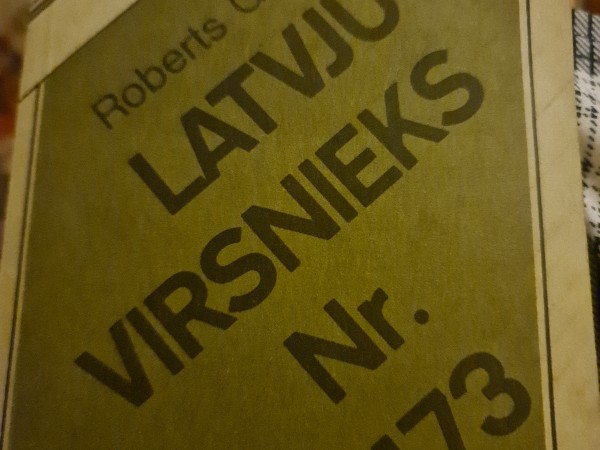 Latvju virsnieks nr.34573
