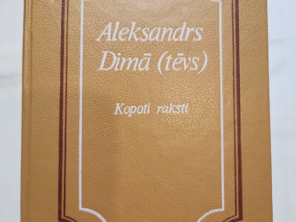 Aleksandrs Dimā, Kopotie raksti,  1. sējums