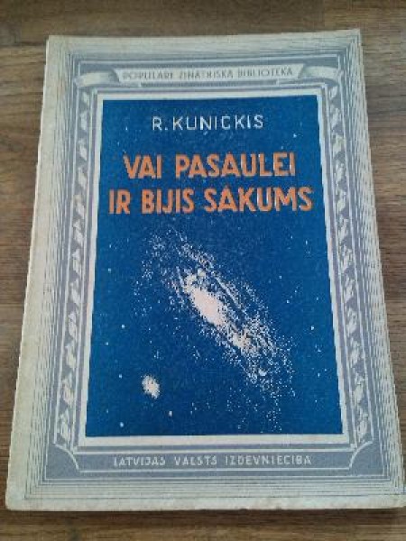 Vai pasaulei ir bijis sākums