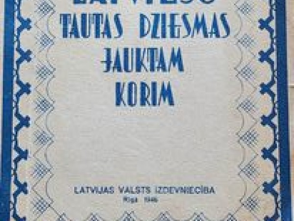 20 latviešu tautas dziesmas jauktam korim