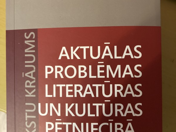 Aktuālas problēmas literatūras zinātnē; Nr 21