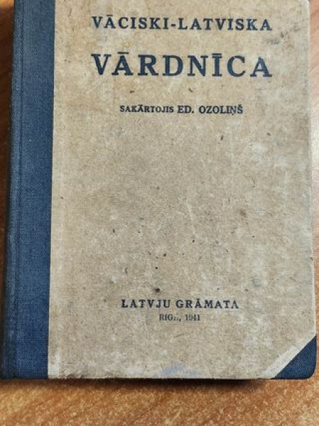 Vāciski- Latviska vārdnīca