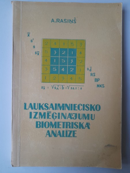 Lauksaimniecisko izmēģinājumu biometriskā analīze