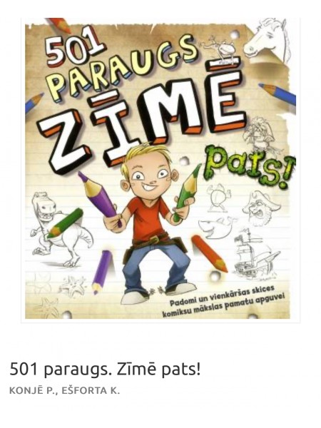 501 paraugs Zīmē pats