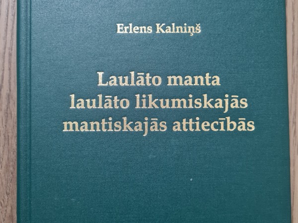 Laulāto manta laulāto likumiskajās mantiskajās attiecībās