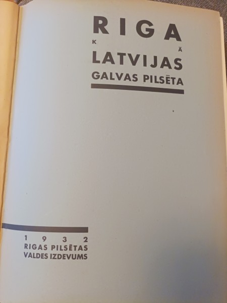 Rīga kā Latvijas galvaspilsēta