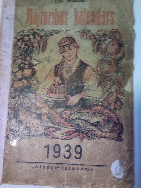 Mājturības kalendārs 1939