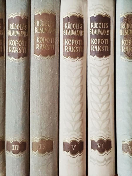 Rūdolfs Blaumanis. Kopoti raksti 8 sējumos.