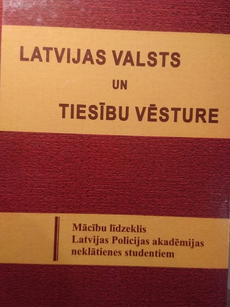 Latvijas valsts un tiesību vēsture