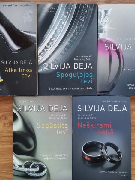 Silvija Deja 5 grāmatu komplekts