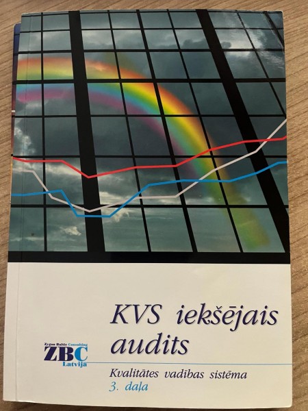 KVS iekšējais audits. Kvalitātes vadības sistēma 3.daļa