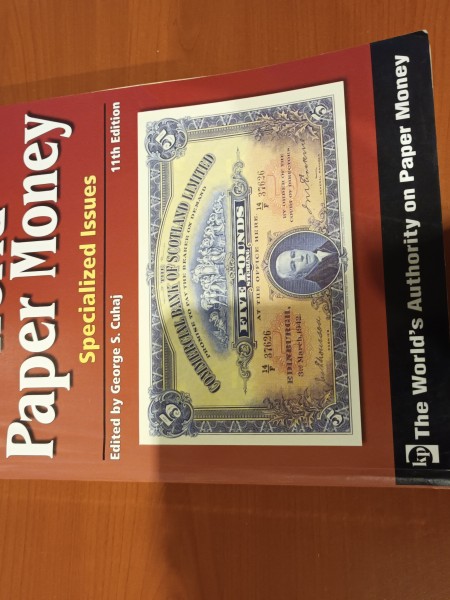 Standart Catalog or World Paper Money