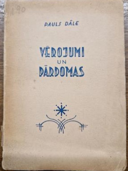 Vērojumi un pārdomas par cilvēku un gara kultūru