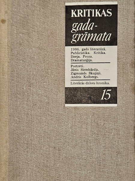 Kritikas gadagrāmata 15