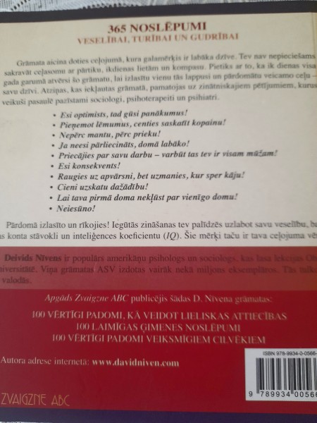 365 Noslēpumi veselībai ,turībai un gudrībai.