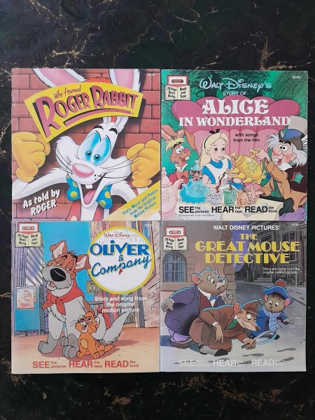 Alice in Wonderland, Roger Rabbit, The Great Mouse, Oliver & Company