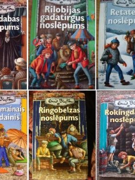 Visas 6 grāmatas - Rilobijas gadatirgus noslēpums / Ringobelzas noslēpums / Rokingdaunas noslēpums /