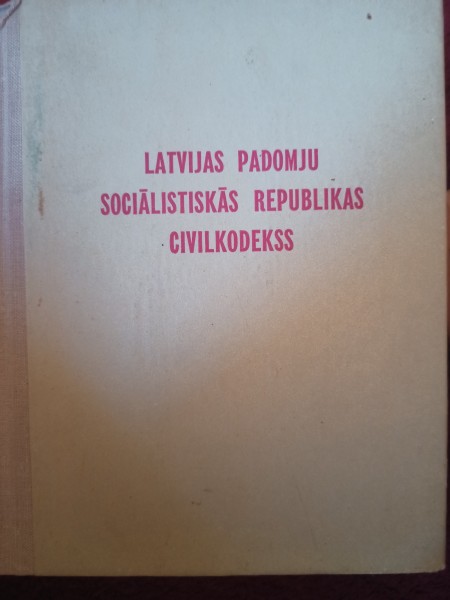 Latvijas padomju sociālistiskās republikas civilkodekss