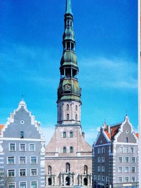 Sv. Pētera baznīca Rīgā. St.-Petri-Kirche. Riga