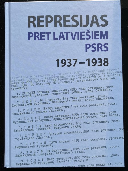 Represijas pret latviešiem PSRS 1937-1938