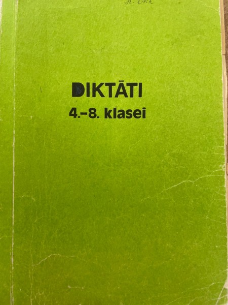 Diktāti 4.-8. klasei