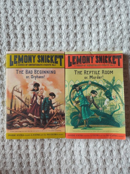 A Series of Unfortunate Events (The Bad Beginning or, Orphans! and The Reptile Room or, Murder!)