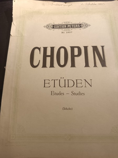Chopin etüden
