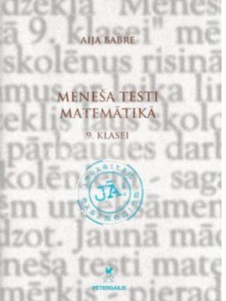 Mēneša testi matemātikā 9. klasei