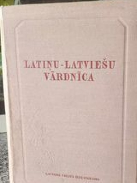 Latīņu- Latviešu vārdnīca