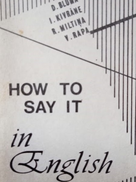 How to say it in English