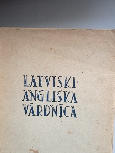 Latviski angliska vārdnīca