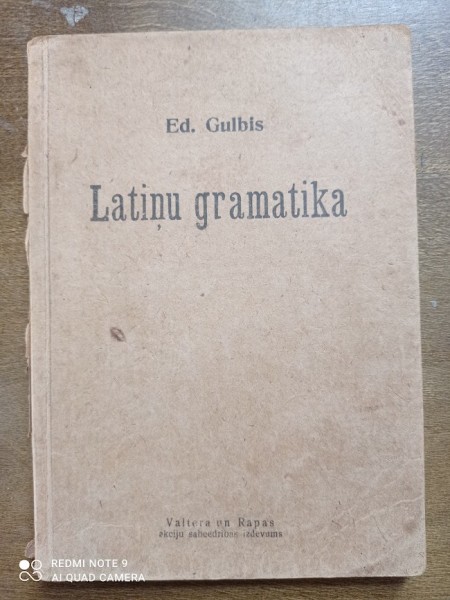 Latiņu gramatika