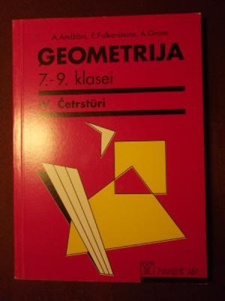 Ģeometrija 7.-9. klasei 4. daļa/Četrstūri