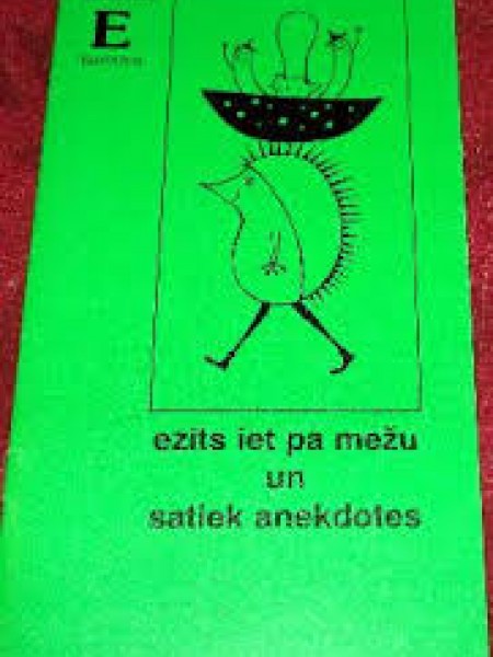 Ezīts iet pa mežu un satiek anekdotes