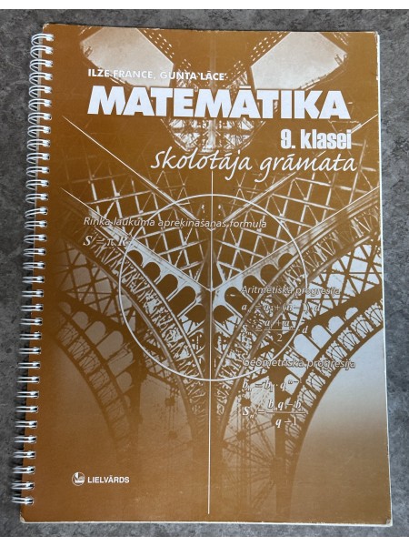 Matemātika 9.klasei skolotāja grāmata
