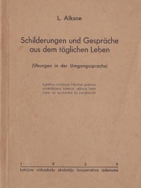 Schilderungen und Gesprache aus dem taglichen Leben
