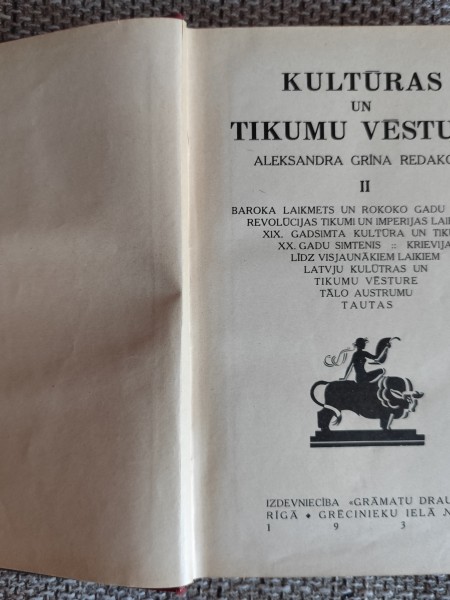 Kultūras un tikumu vēsture 2 daļa