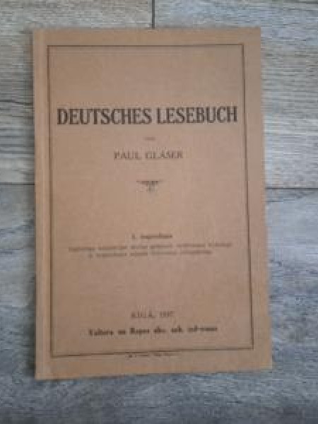 Deutsches lesebuch