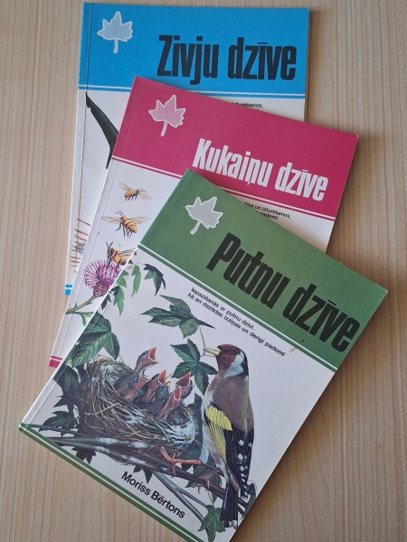 Putnu dzīve, Kukaiņu dzīve, Zivju dzīve