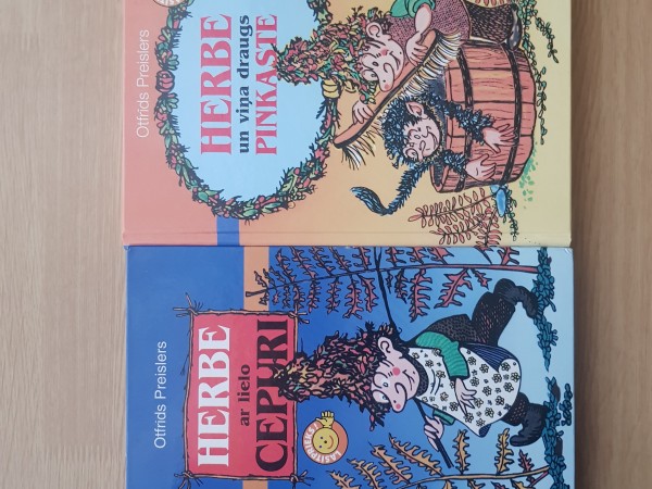 Herbe ar lielo cepuri.Herbe un viņa draugs Pinkaste