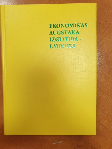 Ekonomikas augstākā izglītība - laukiem