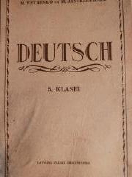 Deutsch. Vācu valoda septiņgadīgās skolas 5.klasei