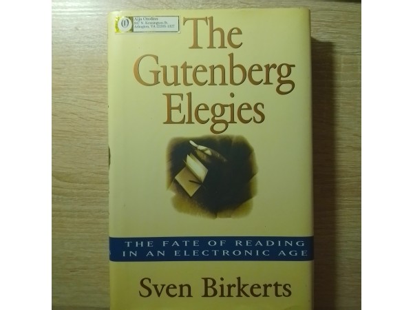 The Gutenberg Elegies