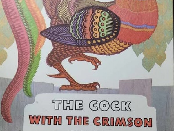 The cock  with the crimson Comb