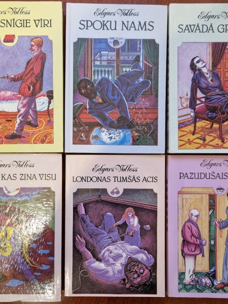Edgara Vollesa grāmatu sērija (8 grāmatas)