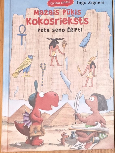 Mazais pūķis Kokosrieksts pēta seno Ēģipti