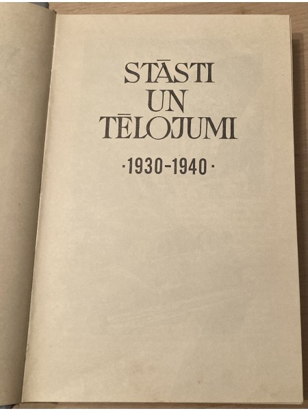 Stāsti un tēlojumi 1930-1940
