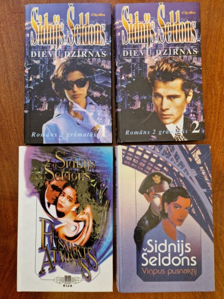 4 Sidnija Šeldona grāmatas