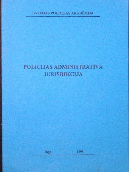 Policijas administratīvā jurisdikcija